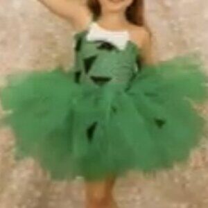 Adorable Pebbles Costume – Toddler/Child Flintstones Tutu Dress